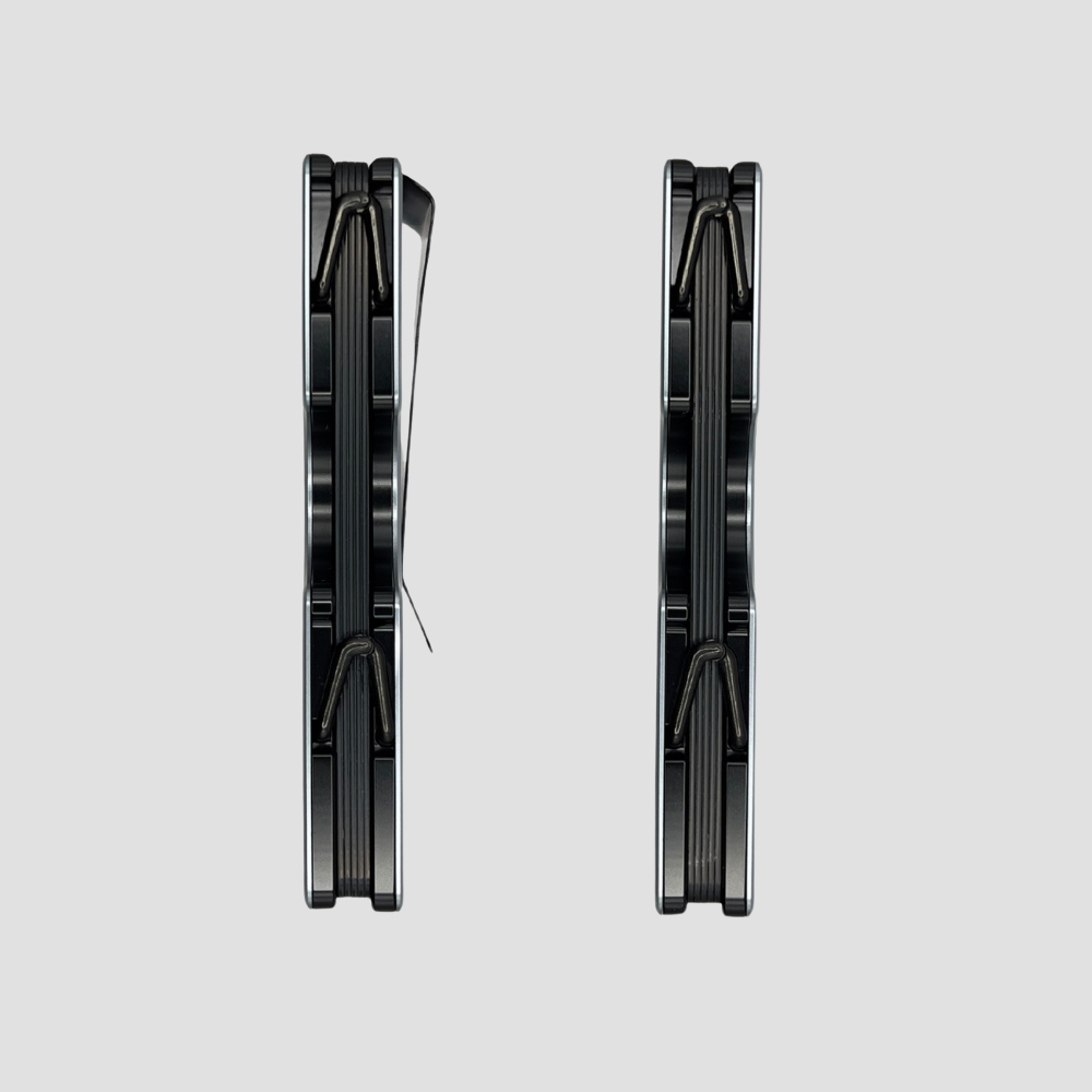 Luxe aluminium pasjeshouder | 1-15 pasjes | RFID bescherming | Zilvergrijs - Veltra